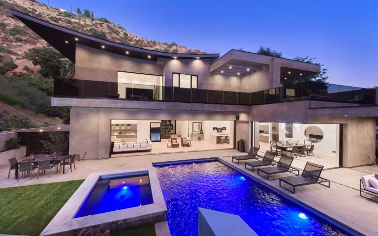 New construction, Nichols Canyon, Los Angeles
