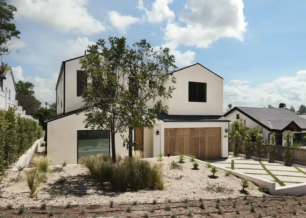 AXE Construction contemporary home exterior lowell ave los angeles