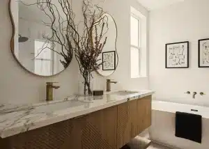 AXE Construction freestanding tub bathroom lowell ave los angeles